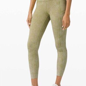 lululemon athletica Olive Green High-Rise Pocket Leggings
